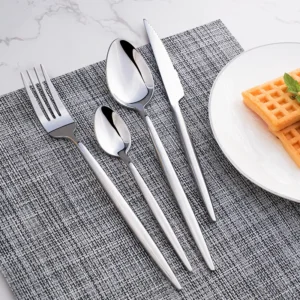 flatware set portugal style stainless steel cutlery set 4pcs/24pcs spoon fork knife teaspoon gift box