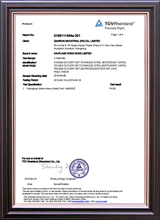 Verpackungsabfälle Schwermetalltest