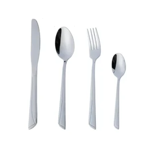 party camping western wedding cutlery reusable tableware set stainless steel spoons forks knives set