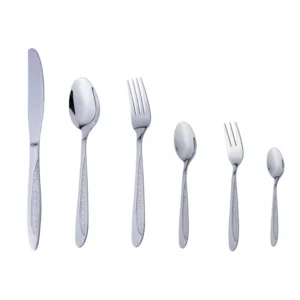 luxury silverware spoon fork knife teaspoon cutlery set camping travel stainless steel flatware with gift box