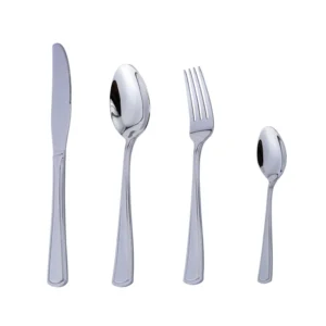 factory wholesale custom black gold silver cutlery stainless steel fork knife and spoon camping flatware set