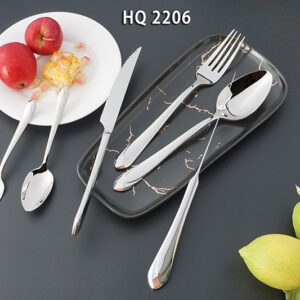 factory price new design stainless steel cutlery set silver flatware set 24pcs spoons forks knives