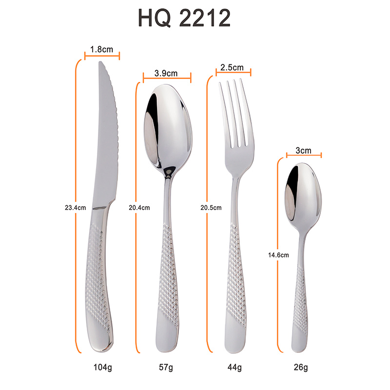 economical bulk stainless steel cutlery basic spoon fork knife set camping utility