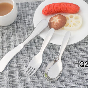 durable stainless steel cutlery set with laser etching fork spoon knife hotel event