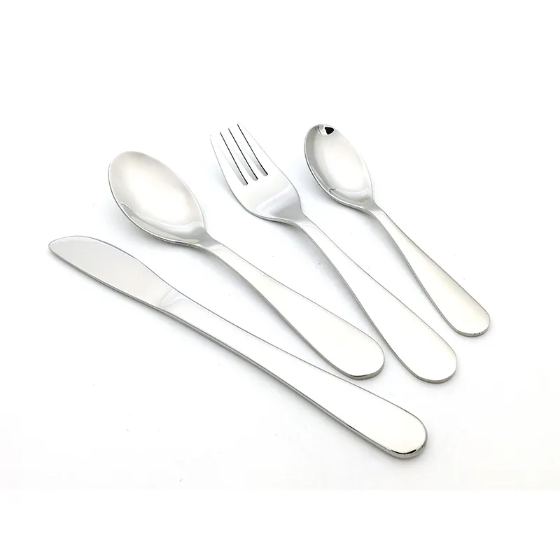 wholesale luxury hotel wedding spoon fork knife set custom logo vintage stainless steel gold cutlery gift sets