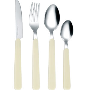 Großhandel Herstellung Messer Löffel Gabel Küche Restaurant Kunststoffgriff Besteck Set Edelstahl Besteck Set (复制)