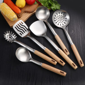 multifunctional stainless steel kitchenware set square handle with hanger hot sale in south america and africa (复制)