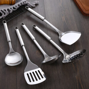 Multifunktionales Edelstahl-Geschirr-Set mit quadratischem Griff und Aufhänger Heißer Verkauf in Südamerika und Afrika (复制)