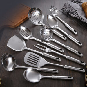 multifunctional stainless steel kitchenware set square handle with hanger hot sale in south america and africa (复制)