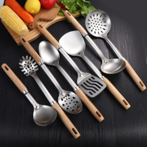 Multifunktionales Edelstahl-Geschirr-Set mit quadratischem Griff und Aufhänger Heißer Verkauf in Südamerika und Afrika (复制)