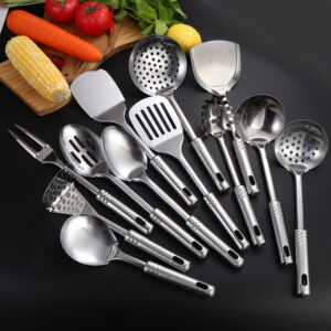 multifunctional stainless steel kitchenware set square handle with hanger hot sale in south america and africa (复制)