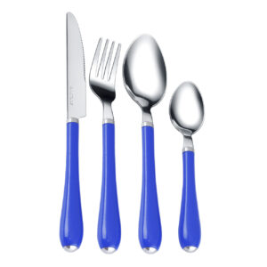 Großhandel Herstellung Messer Löffel Gabel Küche Restaurant Kunststoffgriff Besteck Set Edelstahl Besteck Set (复制)