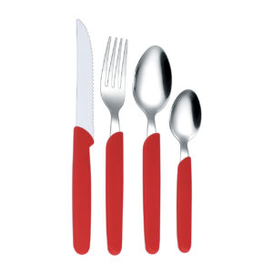 Großhandel Herstellung Messer Löffel Gabel Küche Restaurant Kunststoffgriff Besteck Set Edelstahl Besteck Set (复制)