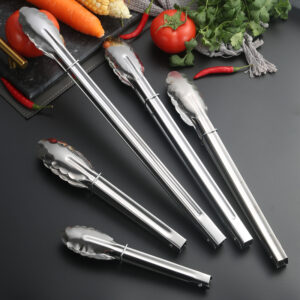 أواني المطبخ متعددة الوظائف أواني المطبخ مشبك طعام متعدد الوظائف ملقط شواء اللحم ملقط بوفيه طعام السلطة ملقط من الفولاذ المقاوم للصدأ (复)