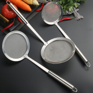 multifunktionales küchengeschirr aus edelstahl mit quadratischem griff und aufhänger heißer verkauf in südamerika und afrika