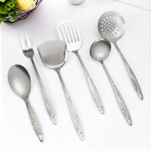 multifunctional stainless steel kitchenware set square handle with hanger hot sale in south america and africa