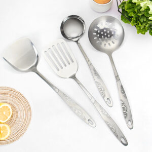 multifunctional stainless steel kitchenware set square handle with hanger hot sale in south america and africa