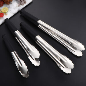 أواني مطبخ متعددة الوظائف مشبك طعام متعدد الوظائف ملقط شواء اللحم ملقط بوفيه طعام السلطة ملقط من الفولاذ المقاوم للصدأ