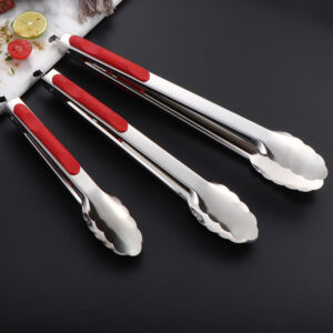 أواني مطبخ متعددة الوظائف مشبك طعام متعدد الوظائف ملقط شواء اللحم ملقط بوفيه طعام السلطة ملقط من الفولاذ المقاوم للصدأ