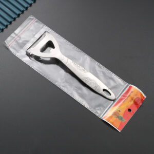 قشارة فواكه وخضروات متعددة الوظائف من الفولاذ المقاوم للصدأ تقشير البطاطس بسكين تقشير البطاطس (复)